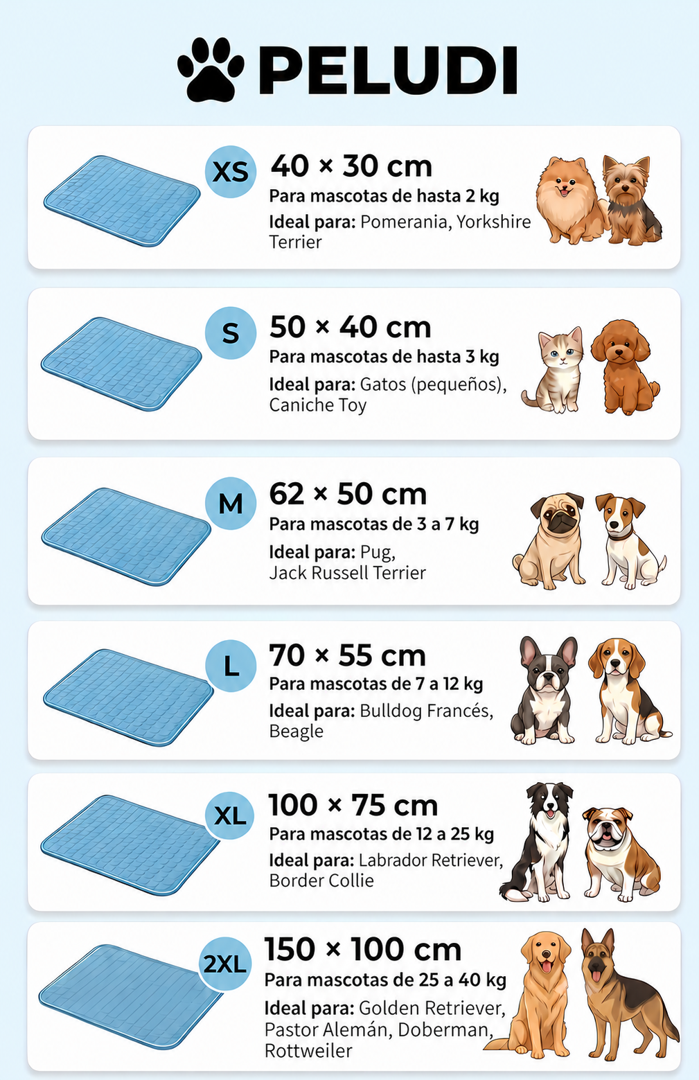 Alfombrilla Refrescante para Mascotas