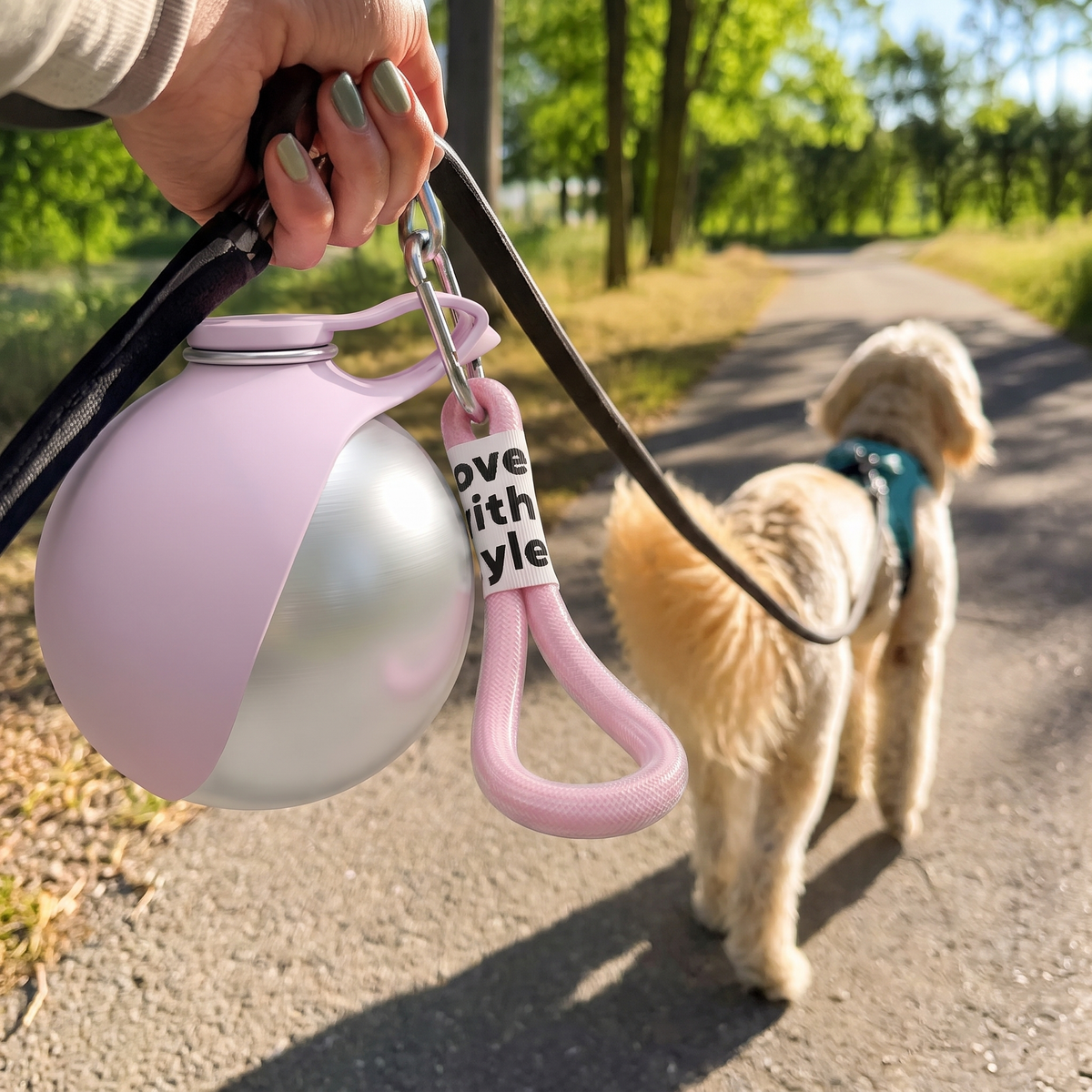 Botella de Agua Portátil para Perros